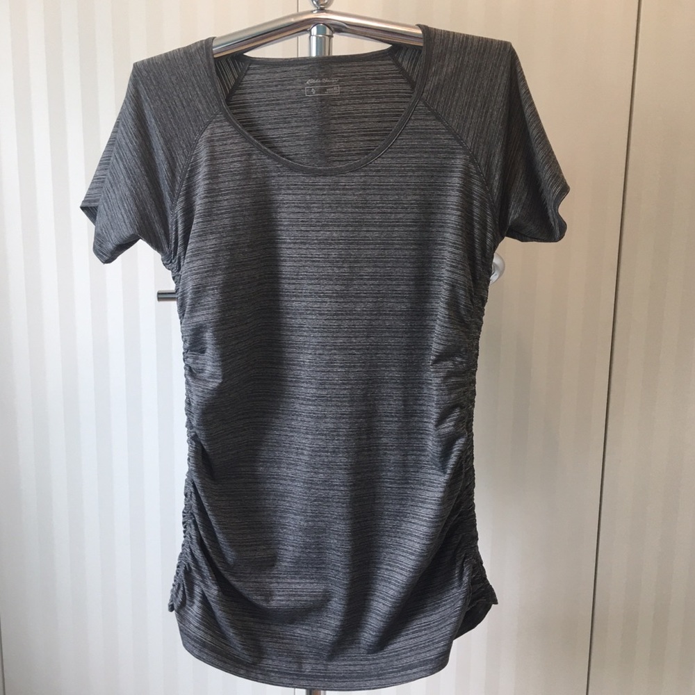 Eddie Bauer ruched sides gray Size XL